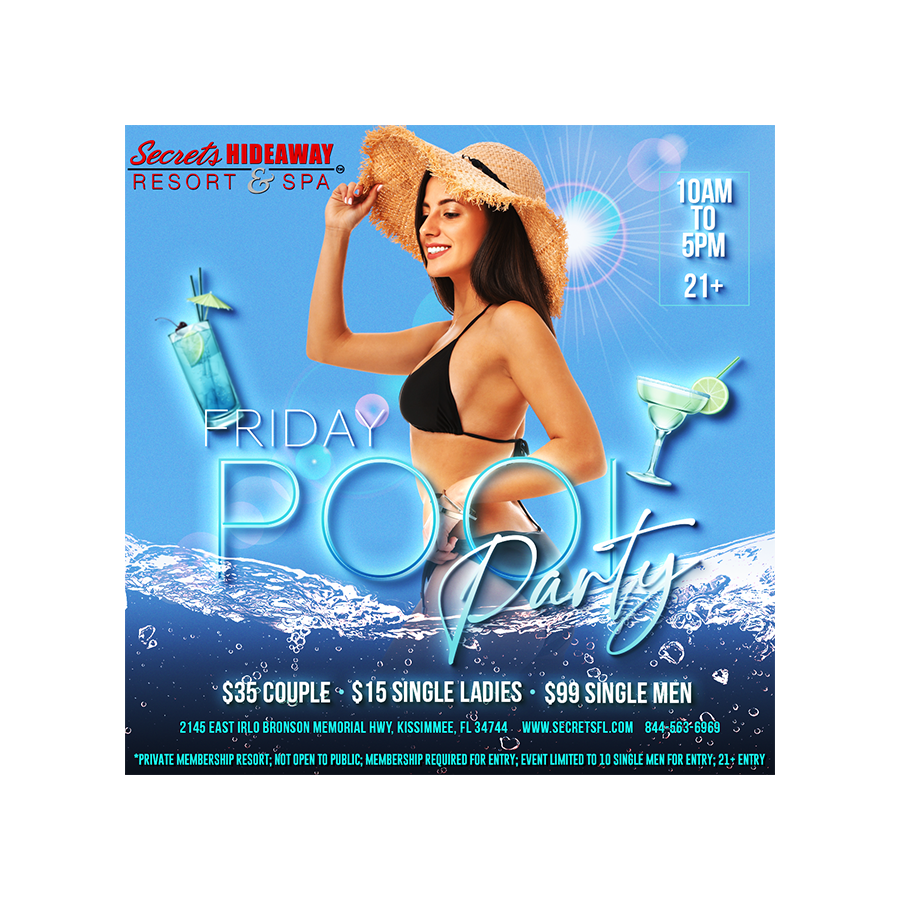 Pool Party 10am-5pm - Lusty Lovers Takeover